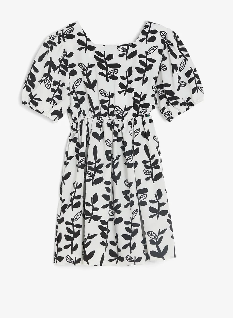Pinata  Bow Floral Print Dress for Women | Best Price UAE
