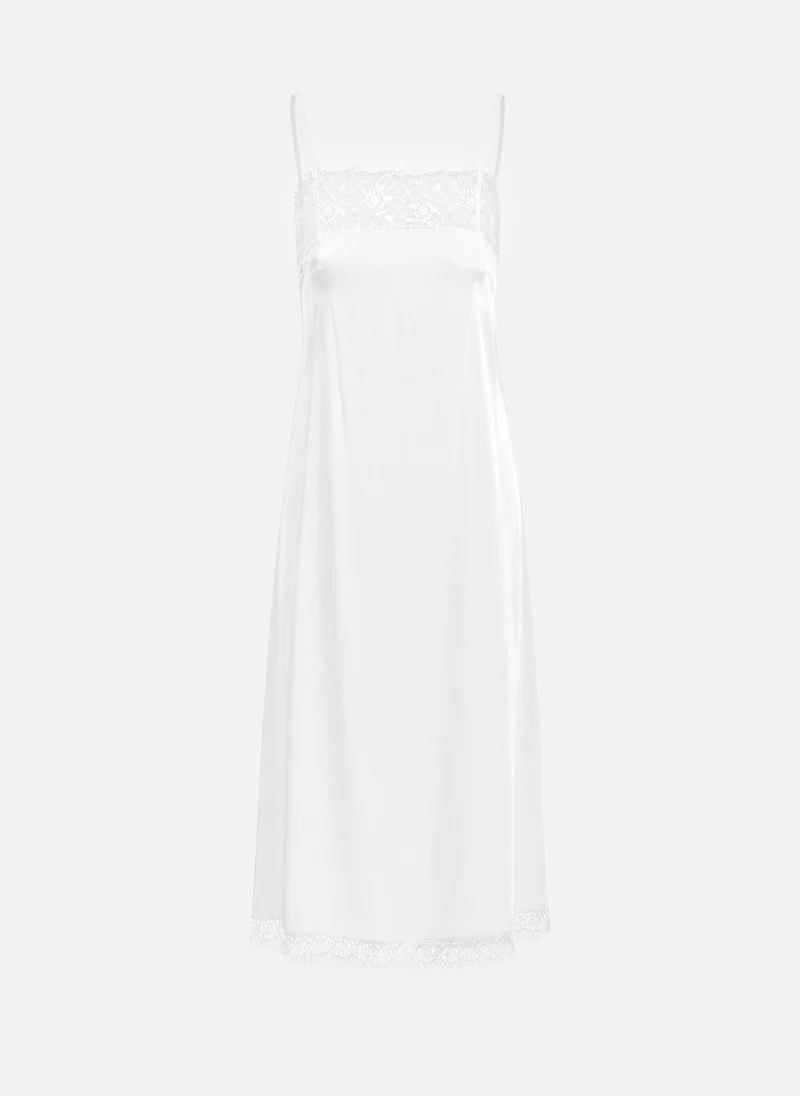 Lichi  Lace maxi dress with lace detailing for Women | Best Price UAE