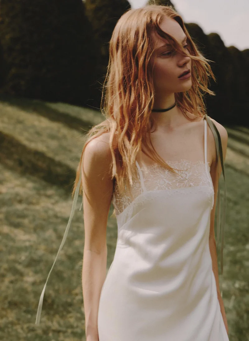 Lichi  Lace maxi dress with lace detailing for Women | Best Price UAE