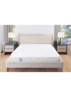 Almutlaq Furniture Senzi - Memory Foam And High Desnity Foam Mattress Providing A Comfortable And Supportive Sleep Experience, The Memory Foam Gently Contours The Body While High Desnity Foam Offers Durability - Super King Size 200x200x20 CM - Colour White  - Image 4