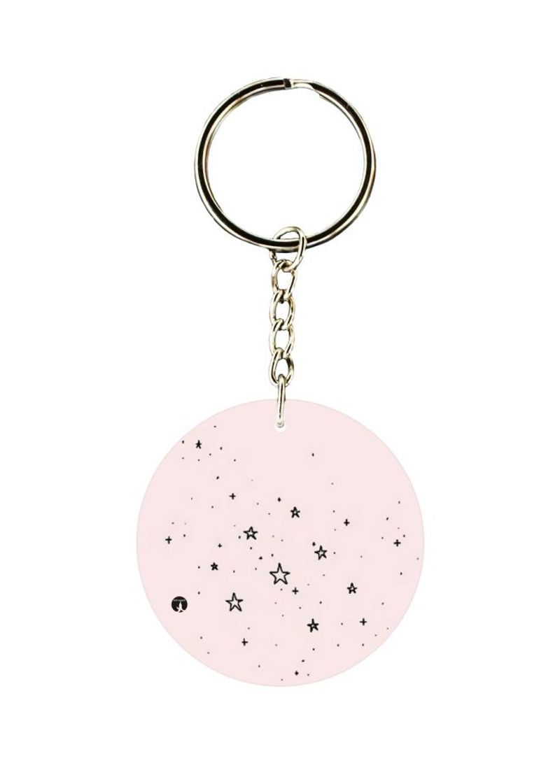 Star Printed Keychain