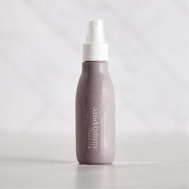 It Works! Simplypure Leave-In Conditioner - Restores Natural-Looking Shine, Reduces Frizz, Tames Fly-Aways, Improves Appearance of Damaged Hair & Split Ends, Suitable for Color-Treated Hair, 4 fl. oz. - Image 3