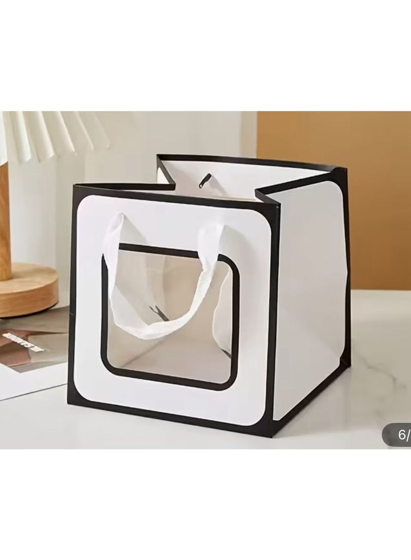 KRONFOL 4pcs Square Gift Bag, Valentine's Day & Mother's Day Presents - Image 1