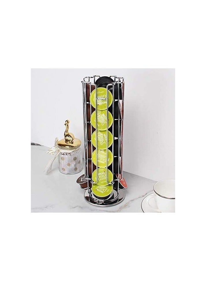 BLOOMING TIME Coffee Pod Storage Rack – Holds 24 Capsules Space-Saving Organizer - Image 4