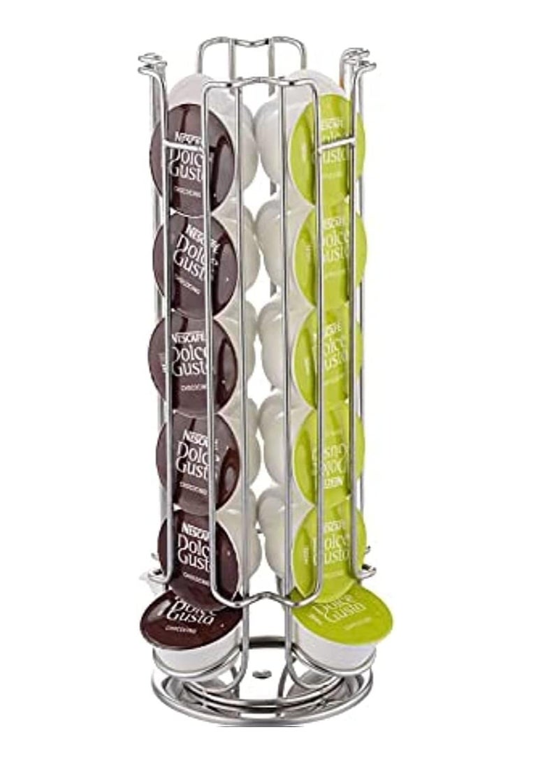 BLOOMING TIME Coffee Pod Storage Rack – Holds 24 Capsules Space-Saving Organizer - Image 1