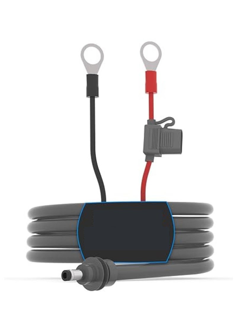 Terabyte Mini O Ring to DC Connecters Extension Cable, 18AWG Mini Direct Battery Power Cable with ATC/ATO Fuse Holder, Weatherproof, Perfect for Off-Road - Image 1