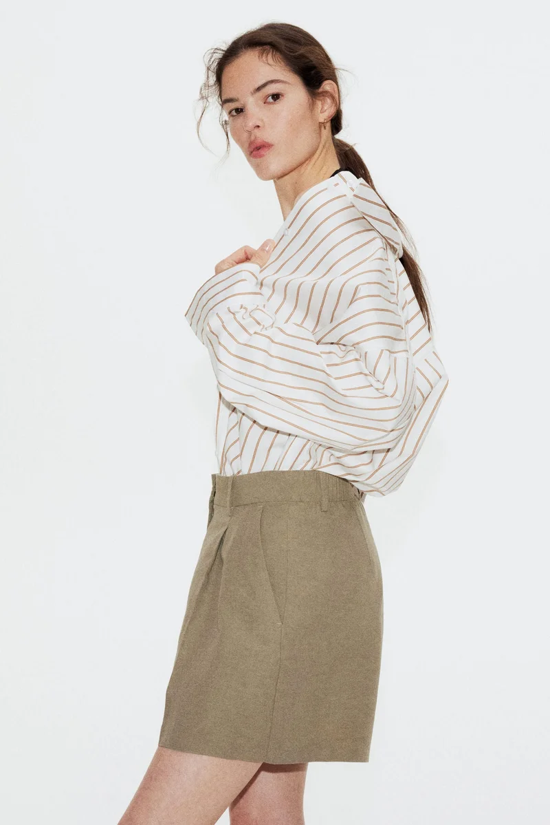 H&M Linen-blend shorts