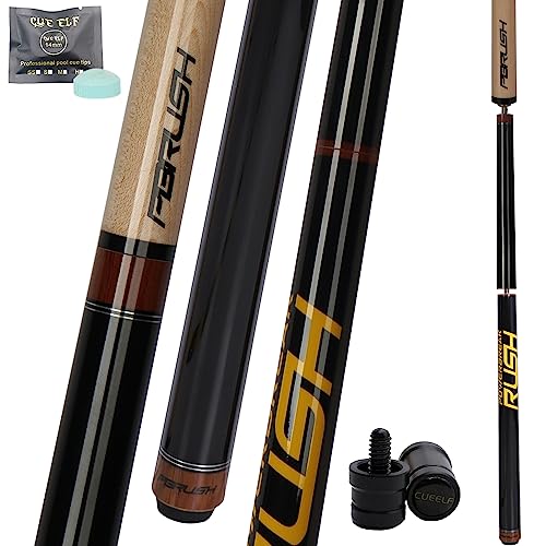 CUEELF هيفي هتر جامب بريك بول كيو 20oz 21oz 22oz 23oz 3 قطع عصا بلياردو مع رأس باكيليت فائق الصلابة للانفجارات القوية والقفزات السلسة - Image 1
