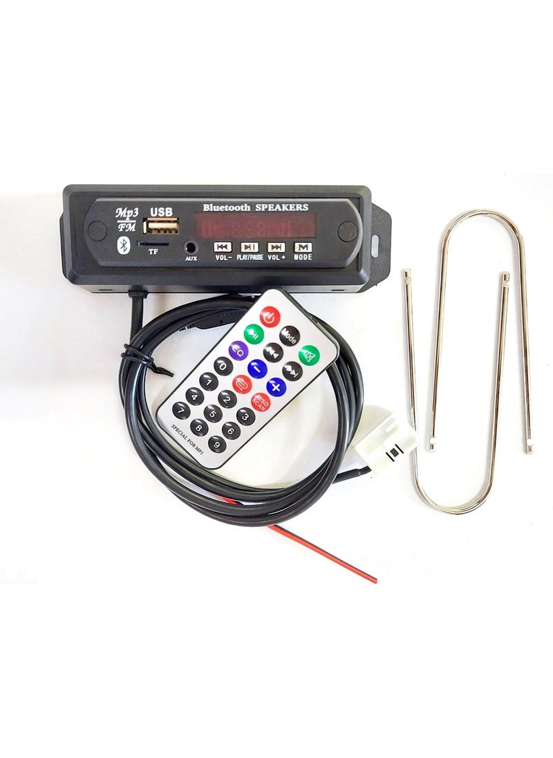 Autoline Bluetooth USB Aux 12V with Microphone for Peugeot Rd4 Tape Recorders 