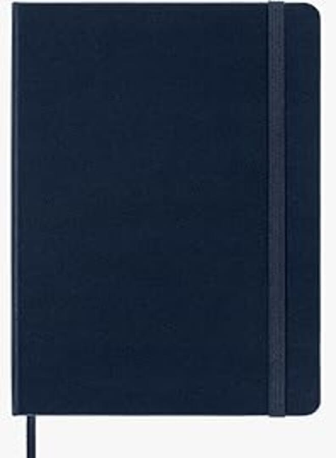 Lined papers Journal notebook with elastic band - A5 Navy blue (NB5)