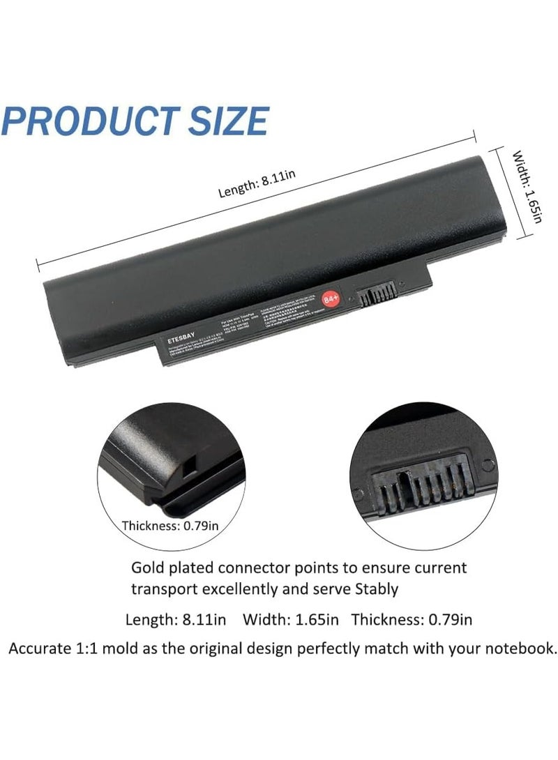 Terabyte بطارية بديلة X121E X130E لجهاز Lenovo ThinkPad E120 E125 E130 E135 E145 E320 E325 E330 E335 L330 X121E X131E X140E 45N1058 45N1059 11.1V 5.6Ah/63WH 84+ - Image 3