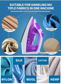 Electric iron-Electric Steam Iron Box IBS 1500W Teflon Sole Plate,5 Temp Settings, Overheat Protection,360° Swivel Cord,Variable Steam Control (Purple) - pzsku/ZCC86BB687008E0B2E23AZ/45/_/1682601219/80f315d2-b5ff-4386-99bb-82e90614039b