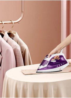 Electric iron-Electric Steam Iron Box IBS 1500W Teflon Sole Plate,5 Temp Settings, Overheat Protection,360° Swivel Cord,Variable Steam Control (Purple) - pzsku/ZCC86BB687008E0B2E23AZ/45/_/1682601221/878c22ae-4b12-422d-9daa-f0e70d9c552f