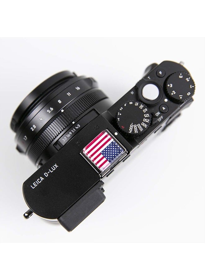 Foto&Tech Hot Shoe Cover Cap Compatible with Canon Nikon Sony Panasonic Fujifilm Olympus Pentax Sigma DSLR/SLR/Evil Camera (American Flag) - Image 2