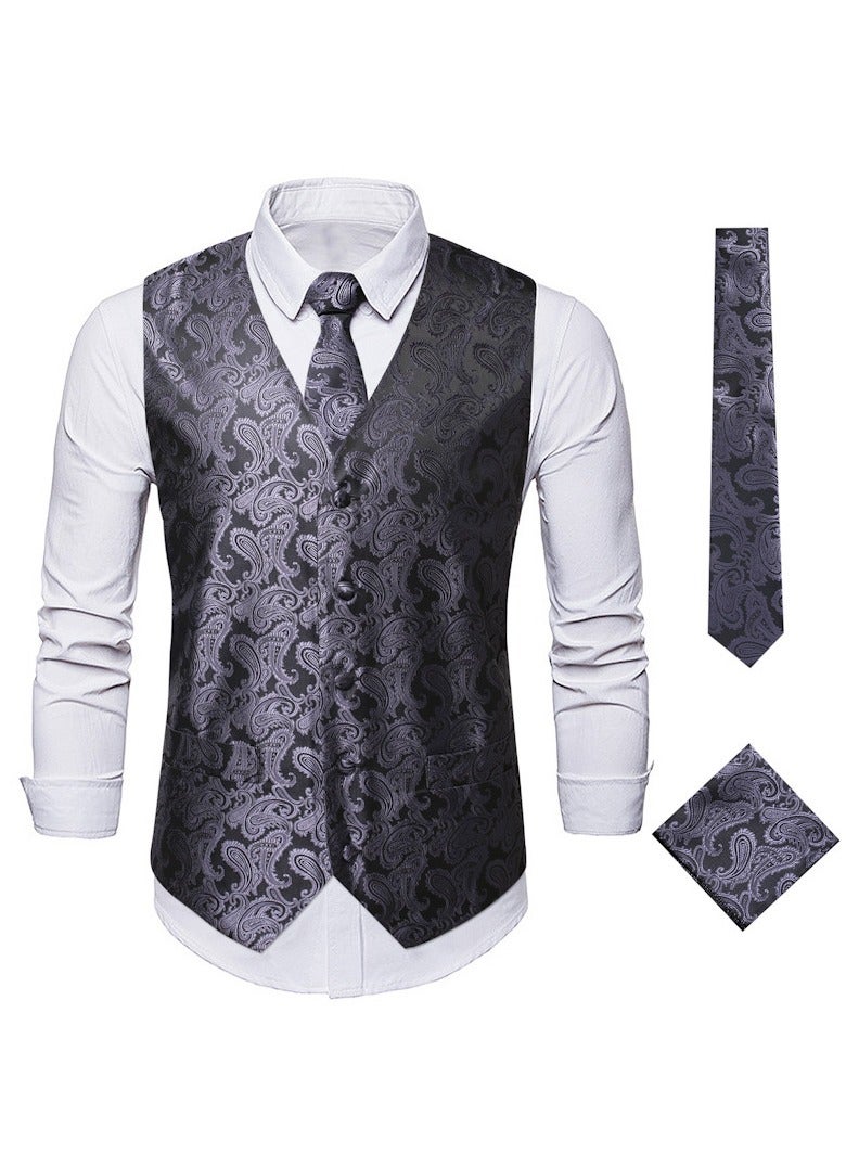 KUYING New Fashionable Casual Men's Suit Vest  - Image 1