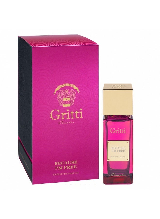 Gritti Because I'm Free Extrait De Parfum 100ml