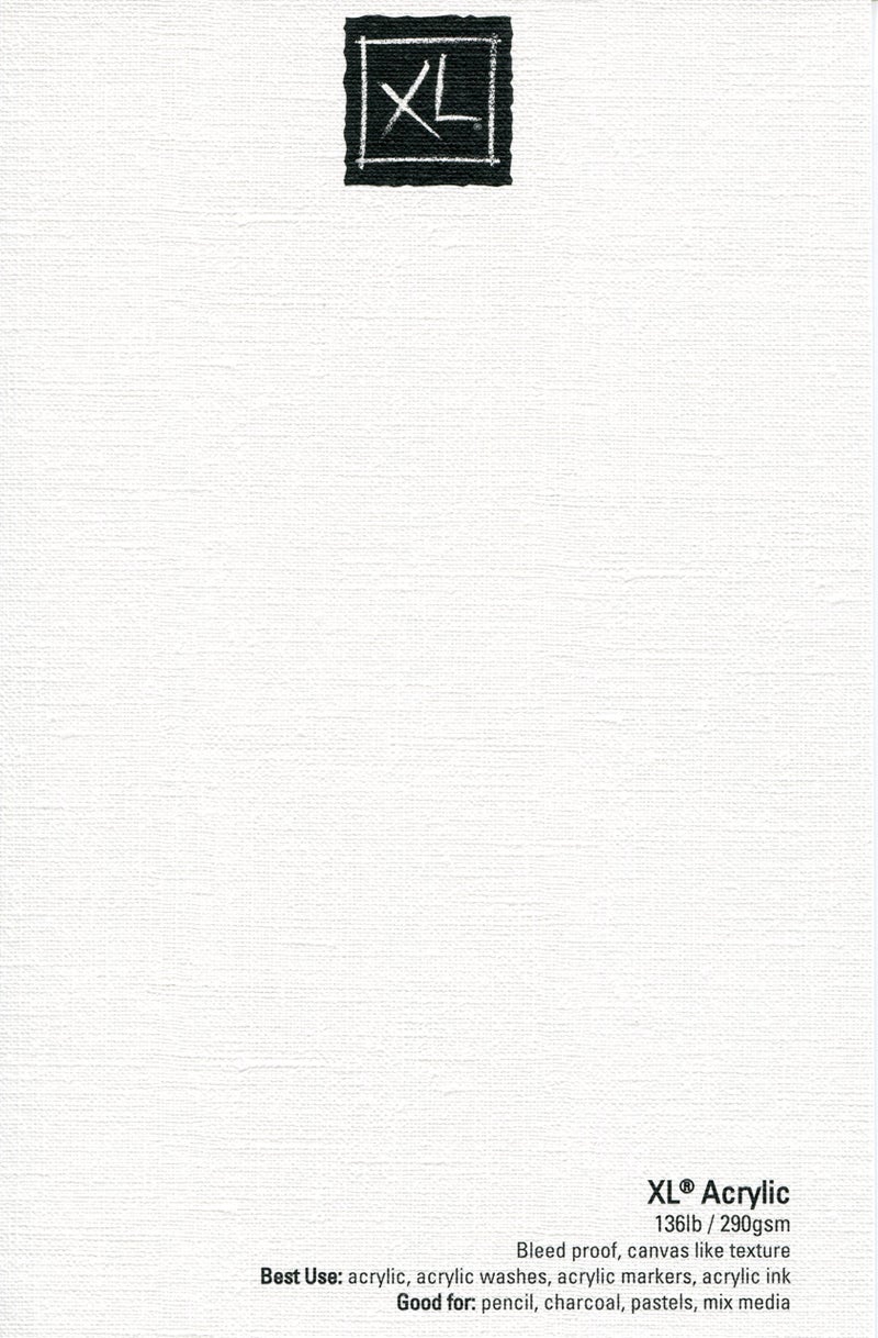 Canson XL Series Oil and Acrylic Paper, Foldover Pad, 11x14 inches, 24 Sheets (136lb/290g) - Artist Paper for Adults and Students - Image 4
