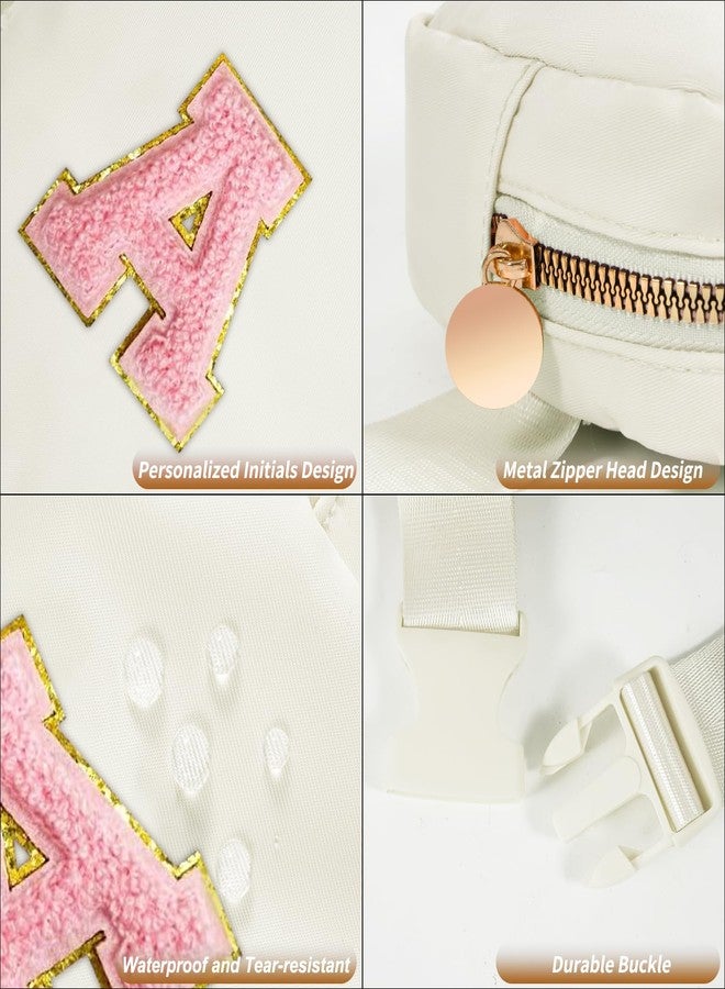 Uygafly Mini Fanny Pack for Little Girls,Gifts for Girl, Cream, 6.1 x 6.1 x 1.38 inches, A - Image 5
