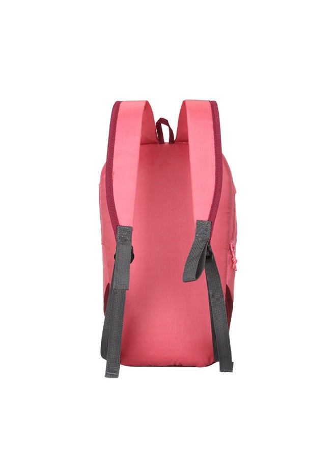 Decathlon Day Backpack Backpack Men's And Women's Casual Travel Mini Backpack Small Schoolbag 10L Can Be Sent On Behalf-Color:Black Style 1-Capacity:General-purpose