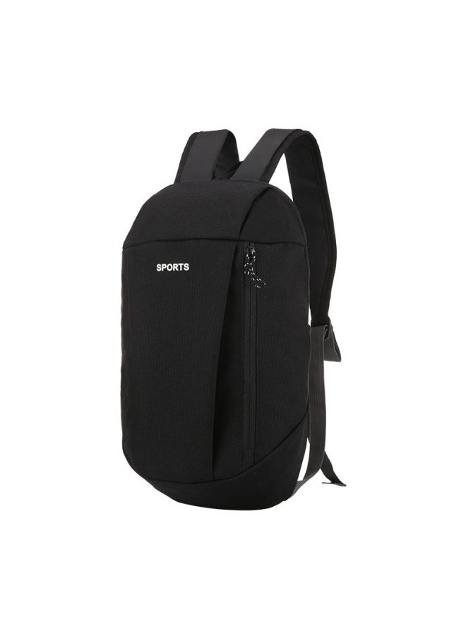 Decathlon Day Backpack Backpack Men's And Women's Casual Travel Mini Backpack Small Schoolbag 10L Can Be Sent On Behalf-Color:Black Style 1-Capacity:General-purpose