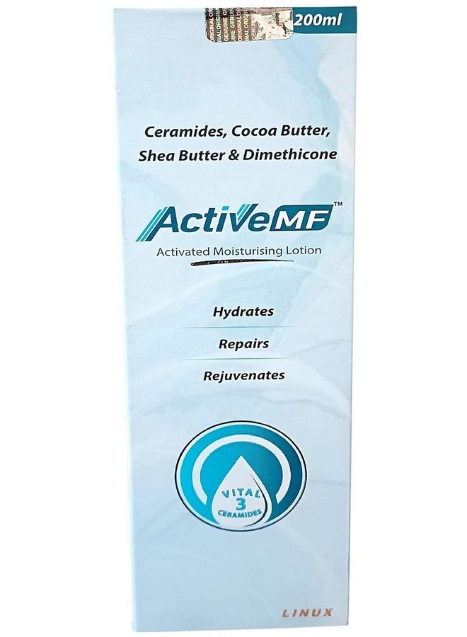 BREEMETIC Active MF Activated Moisturising Lotion, ceramide,cocoa butter, shea butter, dimethicone (200ml) pack 1
