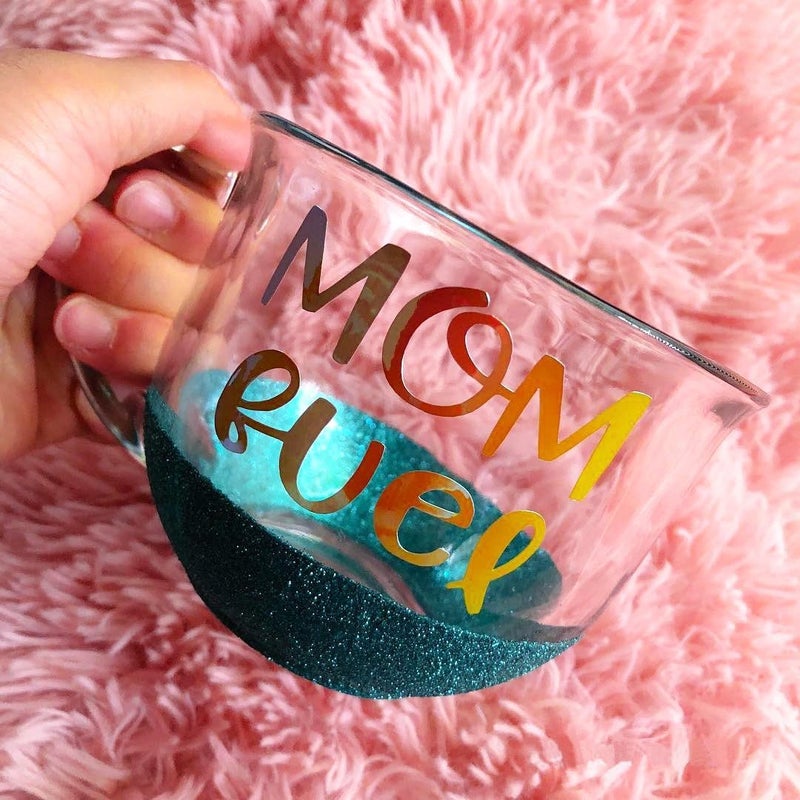 TECKWRAP Opal Holographic Craft Vinyl 1ft x 5ft, Sunset Pink - Image 4