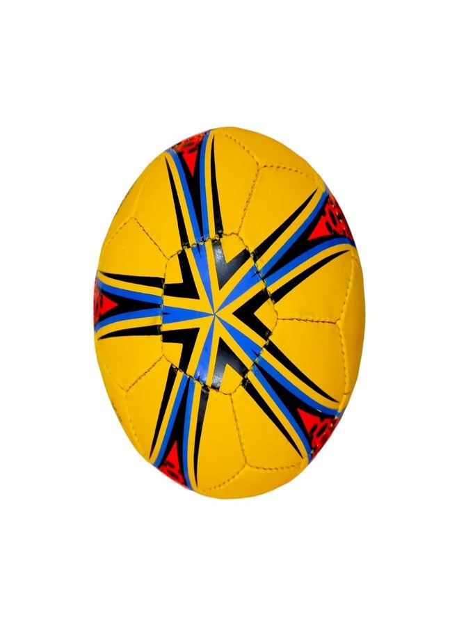 SBG Football for All Ages, 32 Pannel Football, Hand Stitched Football for Soft and Wet Grounds, Match Football,Size-5 (Size 4 Maxi Super, Yellow) - Image 5