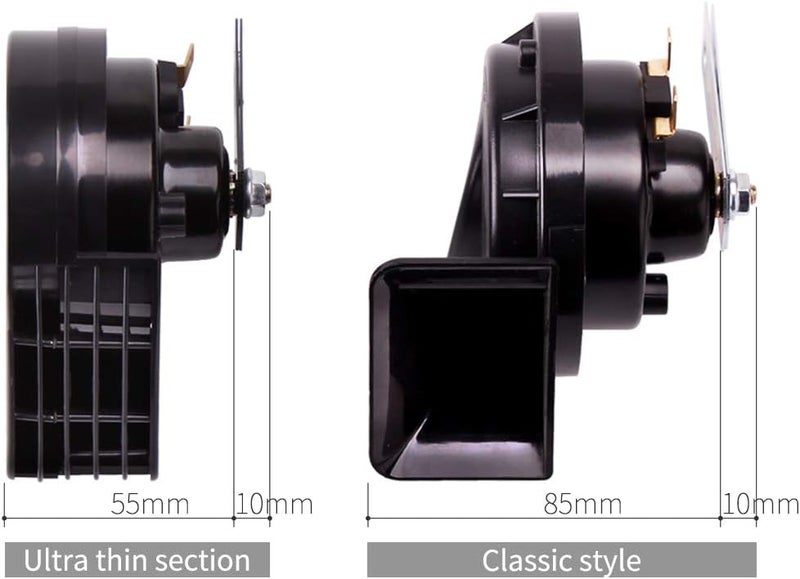 FARBIN Loud One Horn 12 Volt High Tone Car Horn Waterproof Motorcycle Air Horn 510hz - Image 4