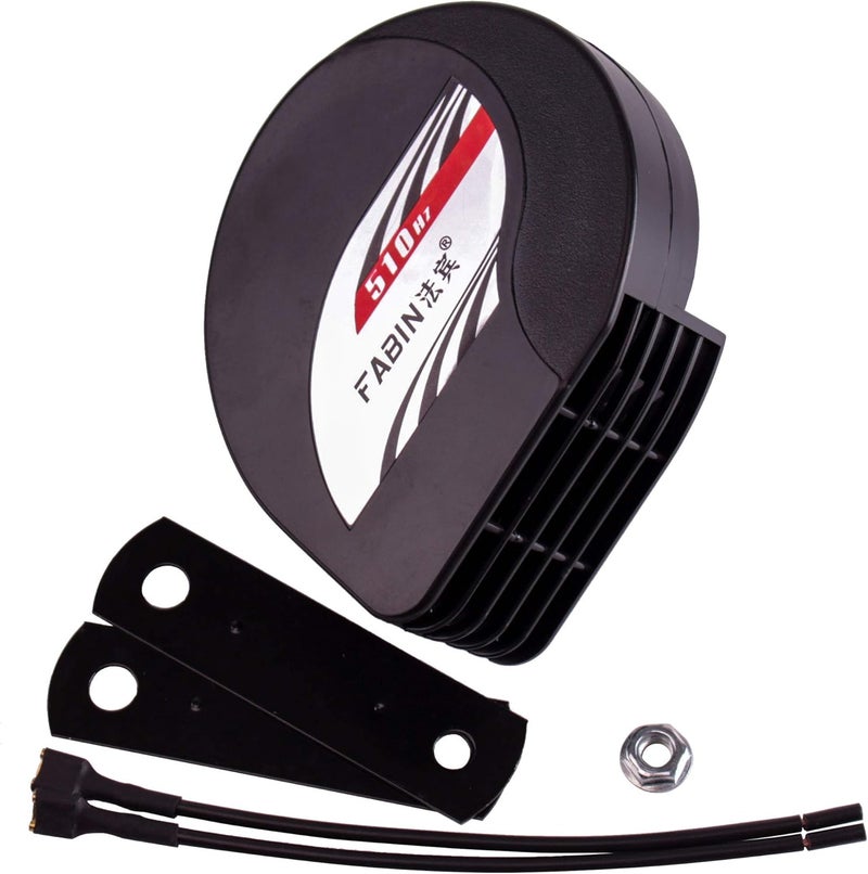 FARBIN Loud One Horn 12 Volt High Tone Car Horn Waterproof Motorcycle Air Horn 510hz - Image 1