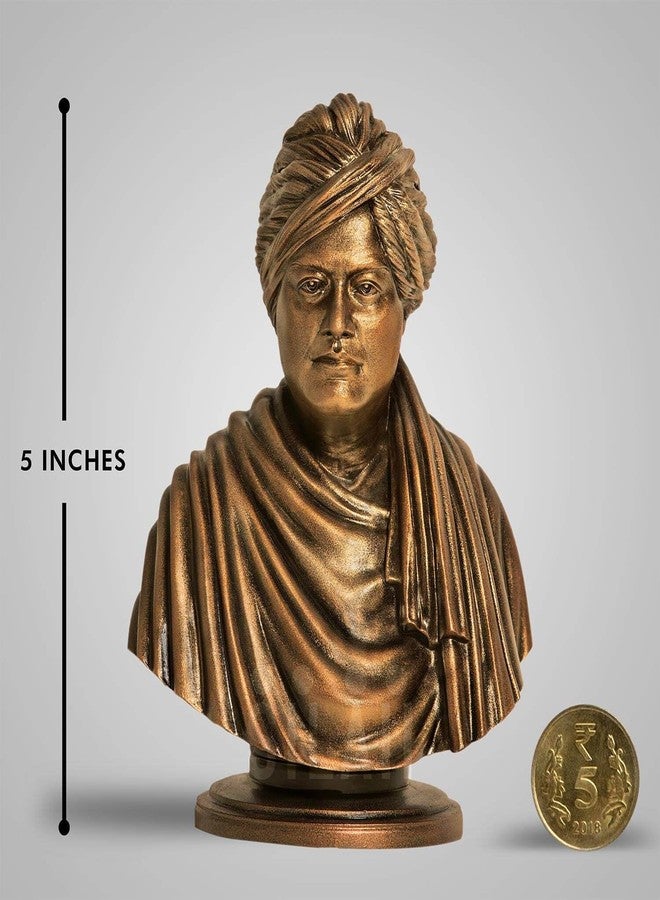 SILAII Swami Vivekananda Bust Sculpture (5 INCH) - Image 2
