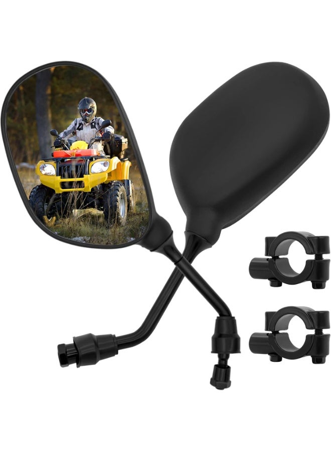 360 Degrees Ball-Type ATV Side Rearview Mirror with 7/8" Handlebar Mount for Motocycle Scooter Moped Sportsman Dirt Bike Cruiser 4 wheeler mirrors - Image 1