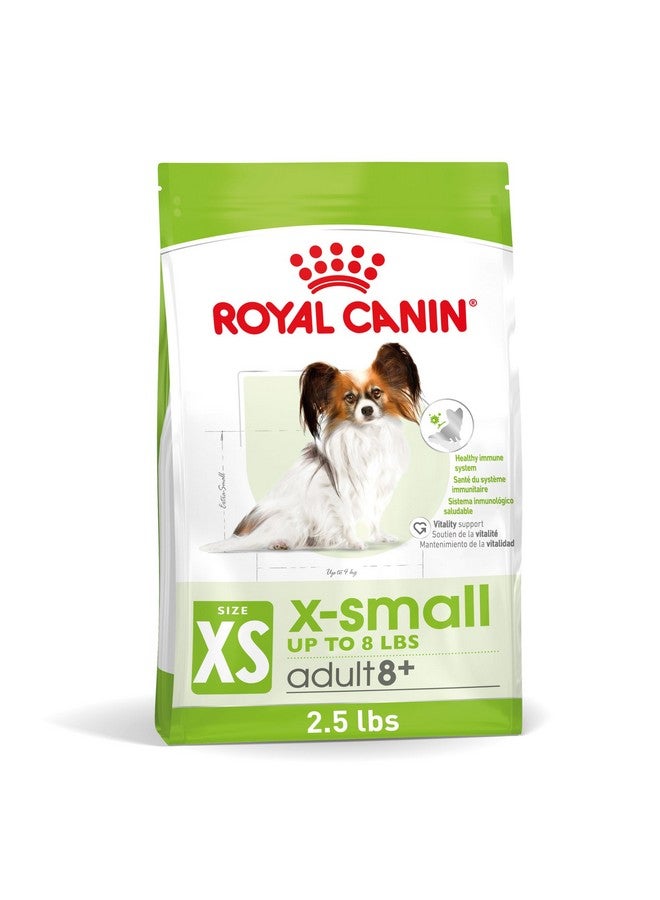 رويال كانين طعام جاف للكلاب البالغة من رويال كانين سايز هيلث نيوتريشن إكس-سمول، 8+، كيس 2.5 رطل - Image 1