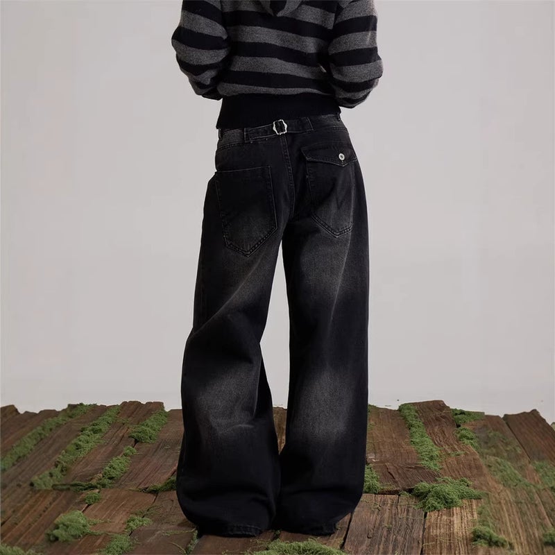 Unisex Casual Daily Denim Jeans - Image 5
