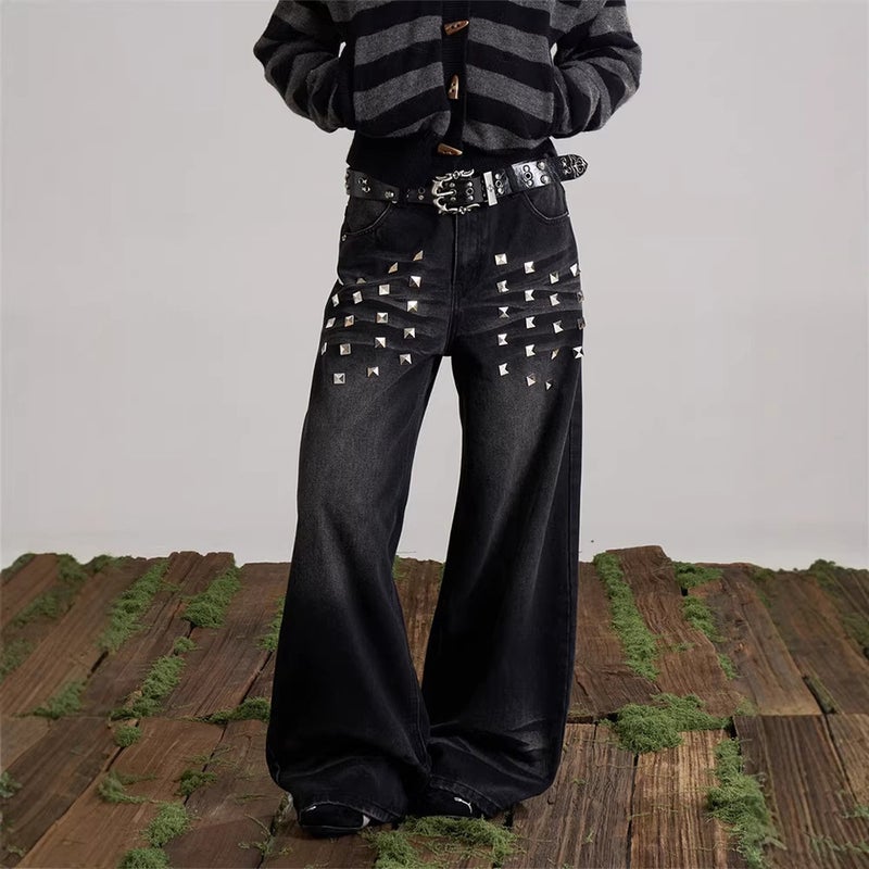 Unisex Casual Daily Denim Jeans - Image 2