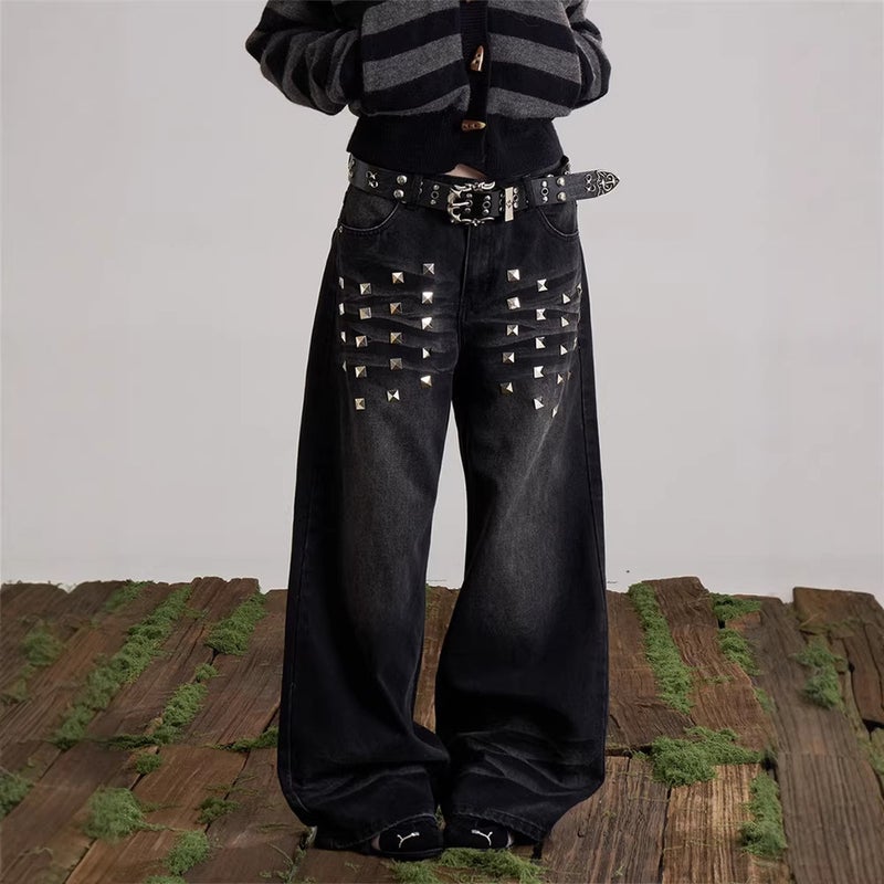 Unisex Casual Daily Denim Jeans - Image 1