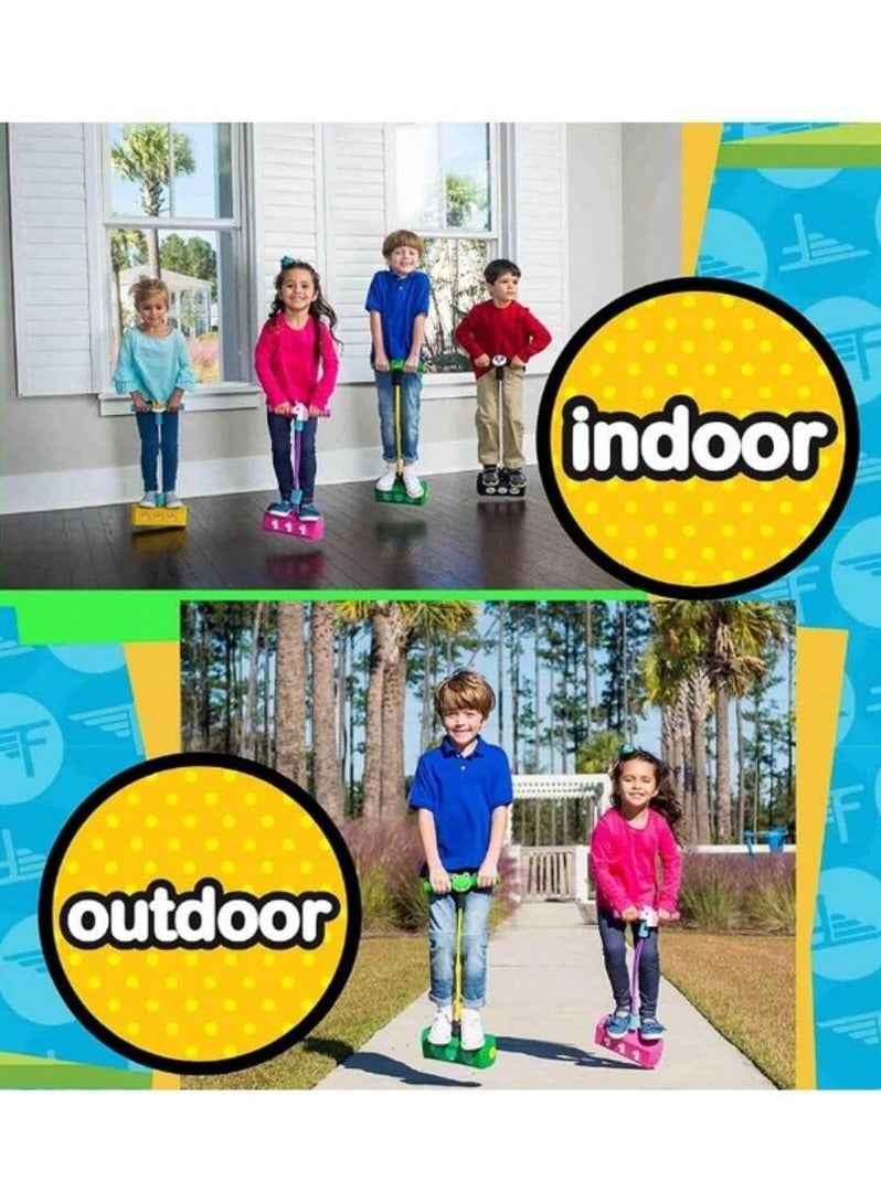 Jumping Toys, Foam Pogo Jumper for Kids, Fun and Safe Childs Pogo Stick for Toddlers, Indoor Outdoor Bungee Jump toys for Children Over 3 Years Old  - Image 2