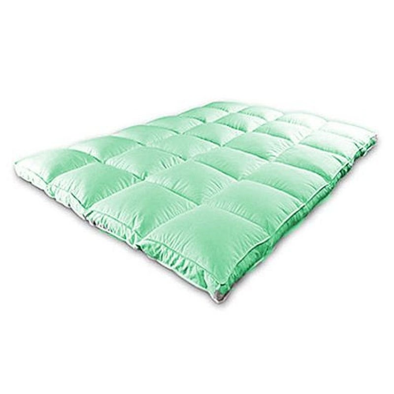Jaipur Linen Jaipur Linen 3000 GSM Queen Size Bed Finest Imported Super Microfiber Mattress PaddingTopperMint Green 60 78In  - Image 2