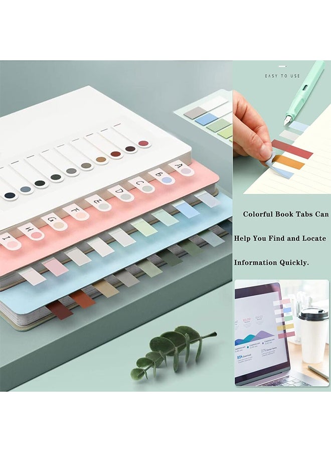 KANGLI Sticky Index Tabs, 1200Pcs Page Tabs Sticky Flags Markers,Writable and Transparent Sticky Notes Page Tabs Book Markers Label Stickers Index Tabs for Page Marking Classify File,Colored Writable and Repositionable Index Tabs (1200 pcs Book tabs) - Image 3