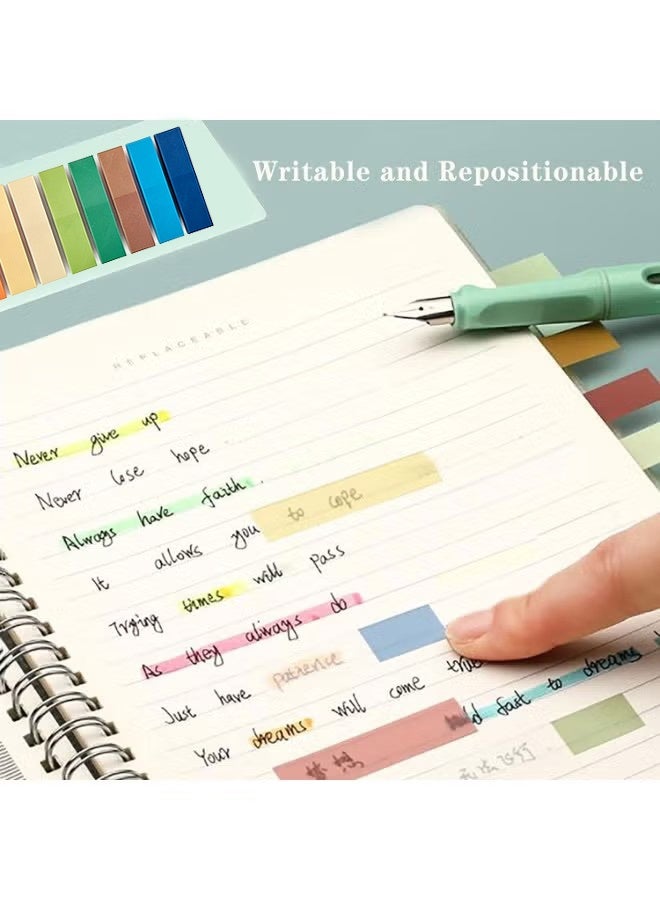 KANGLI Sticky Index Tabs, 1200Pcs Page Tabs Sticky Flags Markers,Writable and Transparent Sticky Notes Page Tabs Book Markers Label Stickers Index Tabs for Page Marking Classify File,Colored Writable and Repositionable Index Tabs (1200 pcs Book tabs) - Image 4
