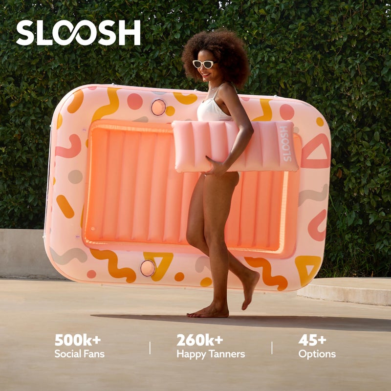 Sloosh قابلة للتنفاذ حمام السباحة متسكع تعويم 70 "" × 46 "البليار - Image 5