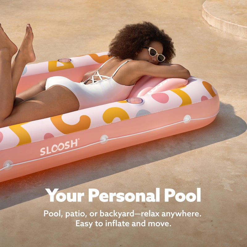 Sloosh قابلة للتنفاذ حمام السباحة متسكع تعويم 70 "" × 46 "البليار - Image 2