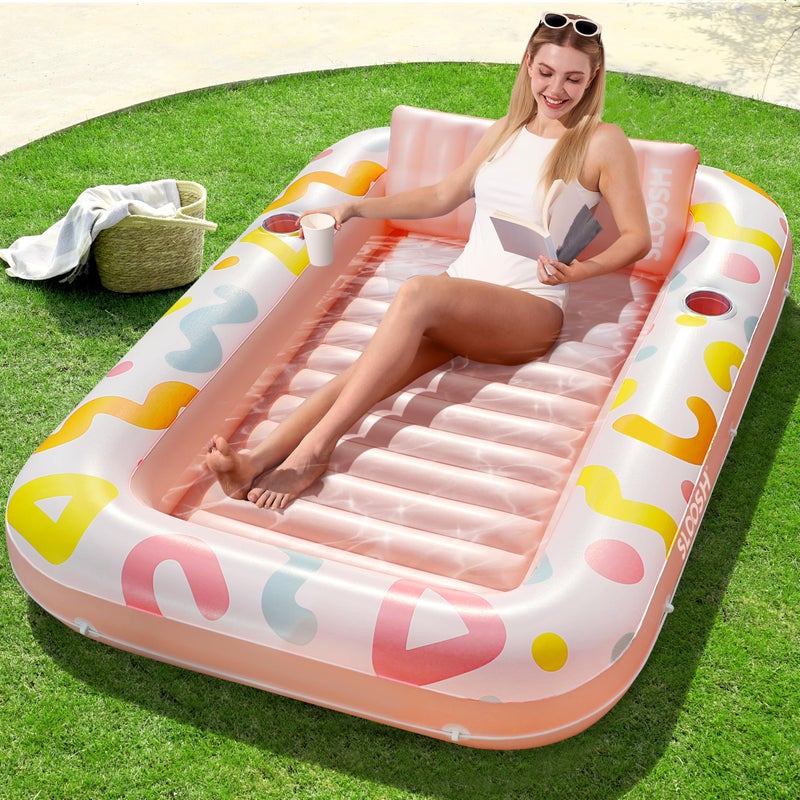Sloosh قابلة للتنفاذ حمام السباحة متسكع تعويم 70 "" × 46 "البليار - Image 1