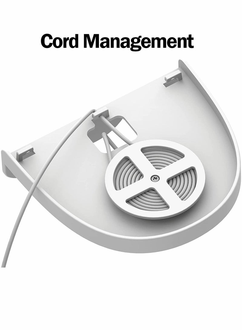 Captaintech Wall Mount Holder Compatible with Google WiFi 1st/2nd Generation, ABS Holder Cable Management Space-Saving Accessories for Google Nest WiFi Router - Image 5