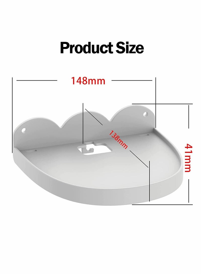 Captaintech Wall Mount Holder Compatible with Google WiFi 1st/2nd Generation, ABS Holder Cable Management Space-Saving Accessories for Google Nest WiFi Router - Image 3