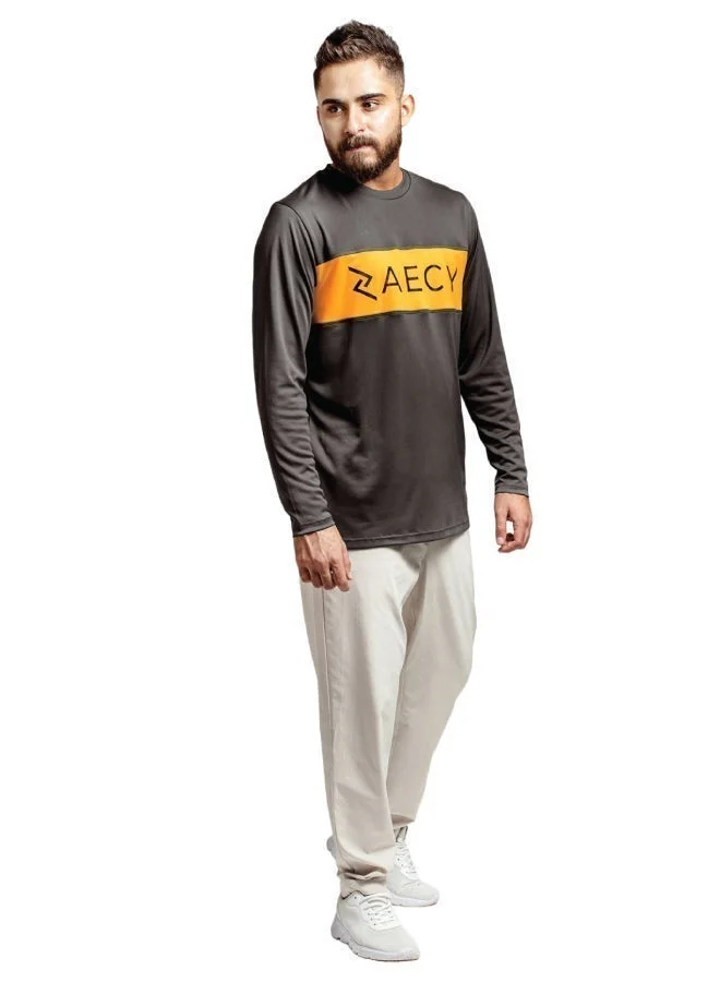 ZAECY Men's Crew Neck Full Sleeve Tee