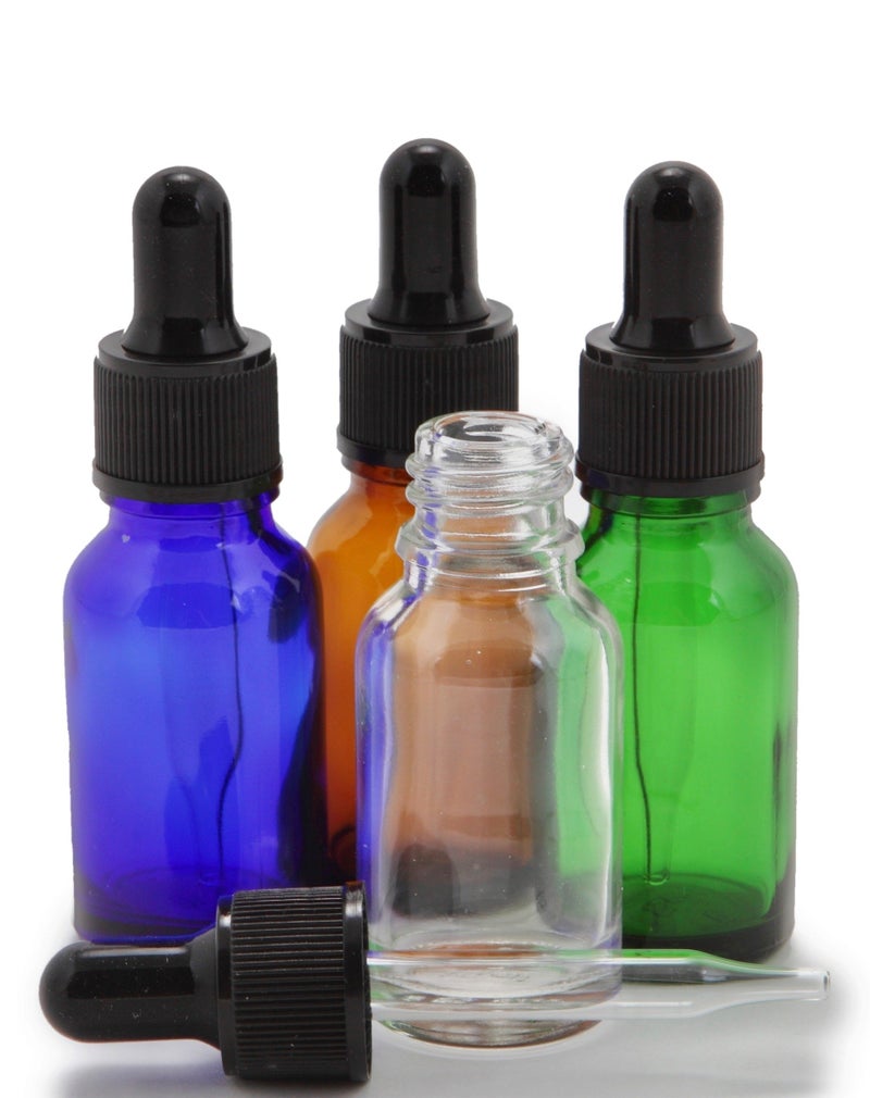 Vivaplex, 24, Assorted Colors, 15 Ml (1/2 Oz) Glass Bottles, With Glass Eye Droppers - Image 5