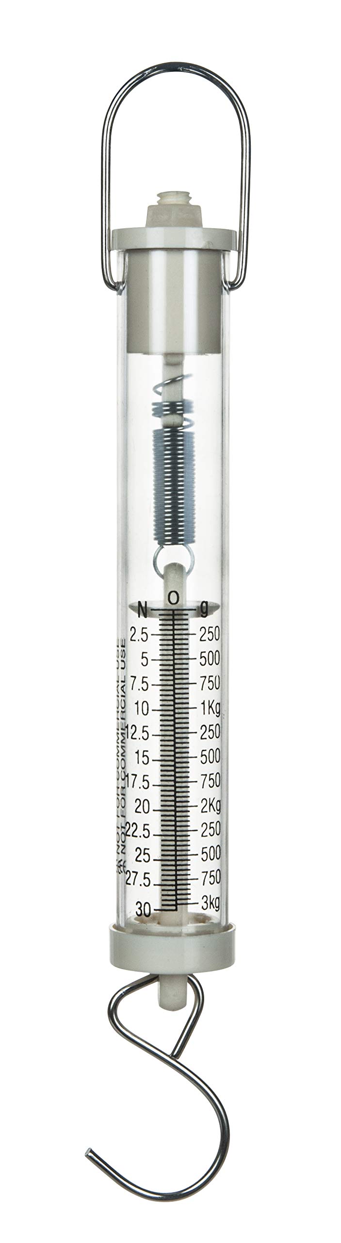 EISCO Newton Force Meter (3kg) Spring Balance Dynamometer, Dual Scale, High-Precision Tool for Measuring Force, Weight, Gravity, Tension & Mass in Science Projects & Physics Lab Experiments - Image 1