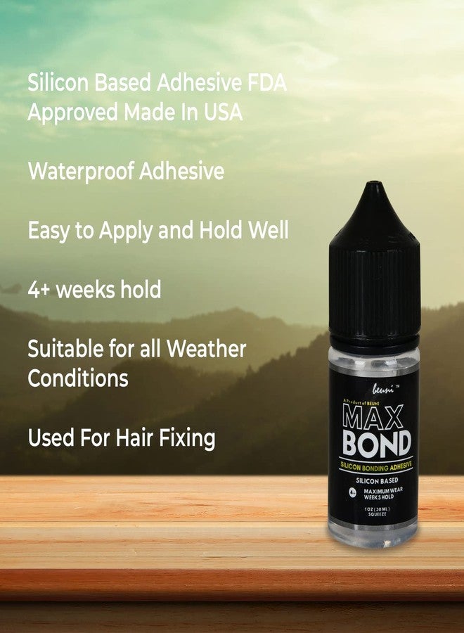 Beuni Max Bond Wig Glue | Hair Replacement Adhesive | Hair Ultra Hold Glue | (Pack of 1 (30 ML)) & Hair Extension Tape Transparent Wig Double Sided Adhesive Tapes (36 Pcs Stripes) - Combo - Image 5