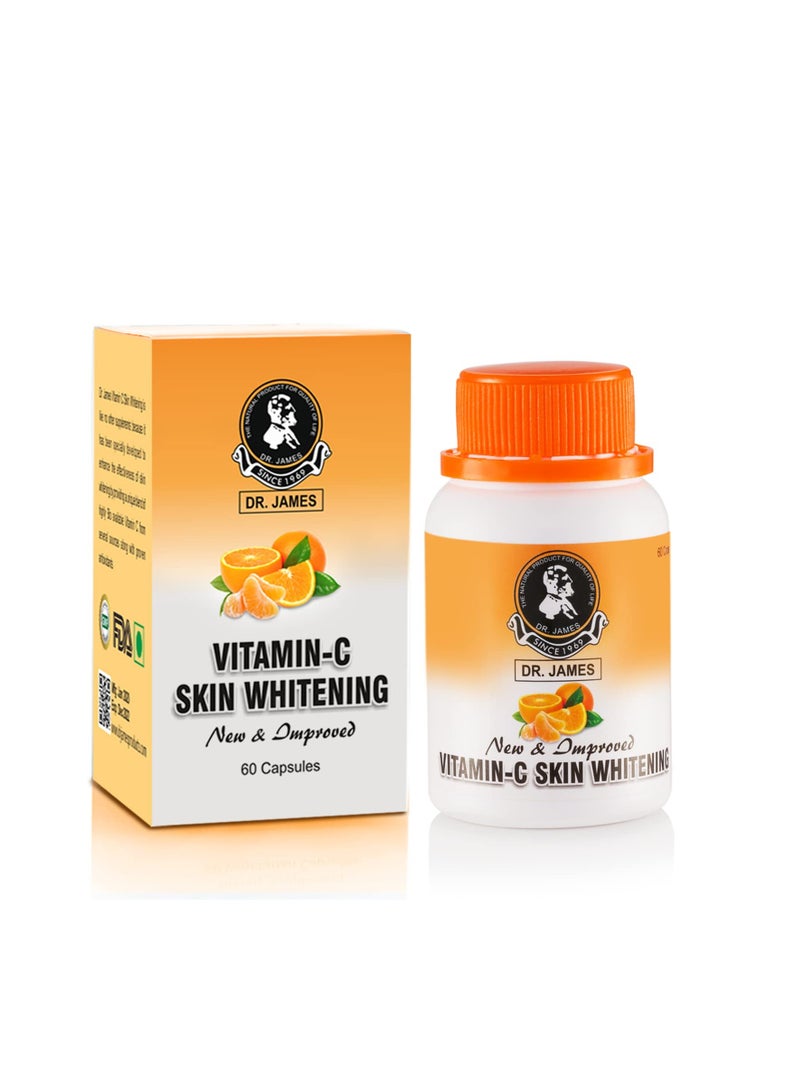 DR. JAMES Achieve Brighter and Healthier Skin with Dr. James Vitamin-C Skin Whitening Capsules - Image 1