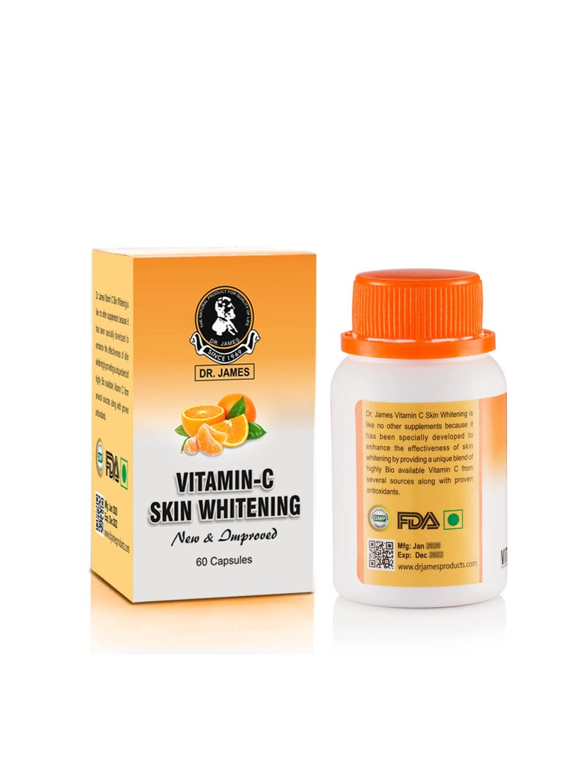 DR. JAMES Achieve Brighter and Healthier Skin with Dr. James Vitamin-C Skin Whitening Capsules - Image 2